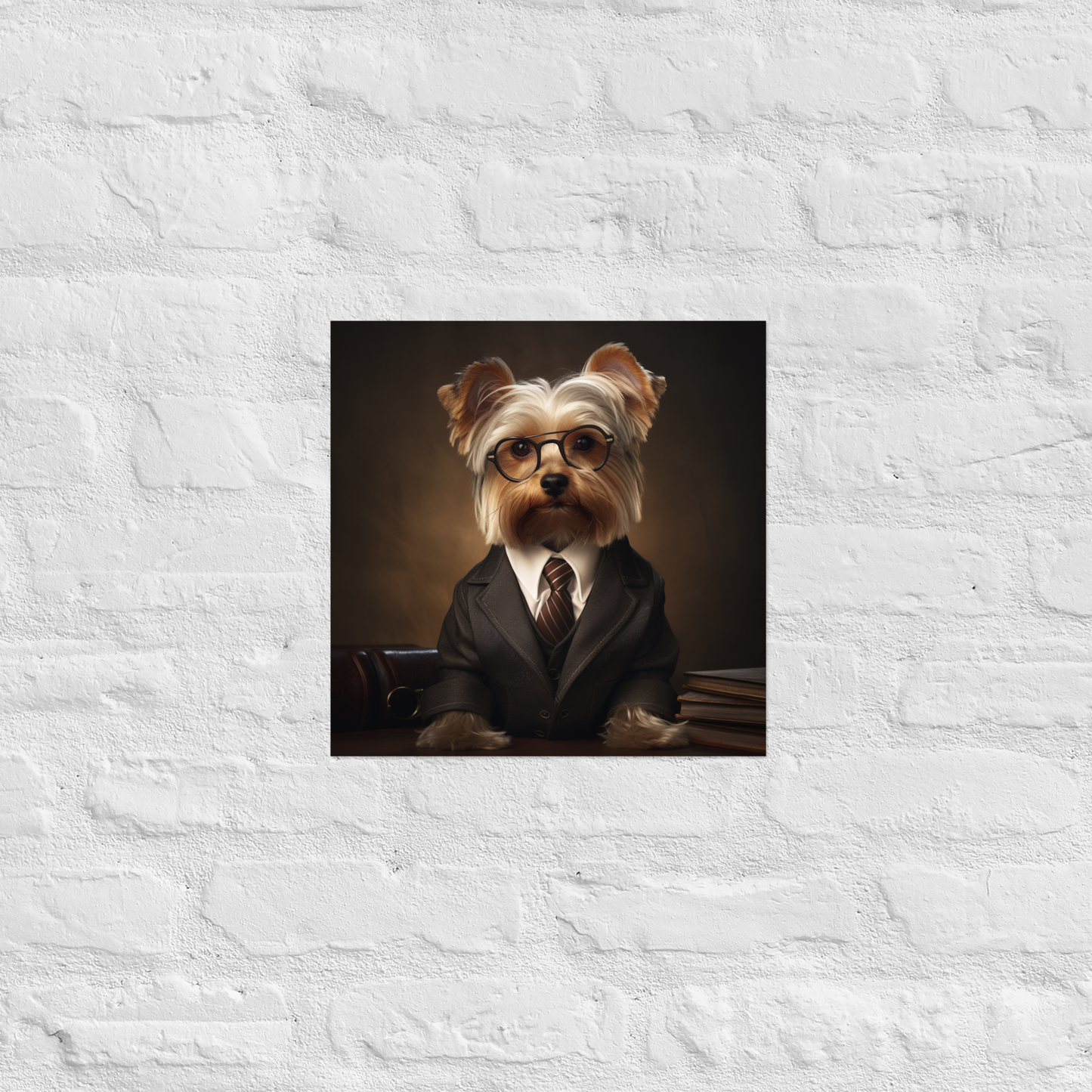 Yorkshire Terrier Lawyer Poster