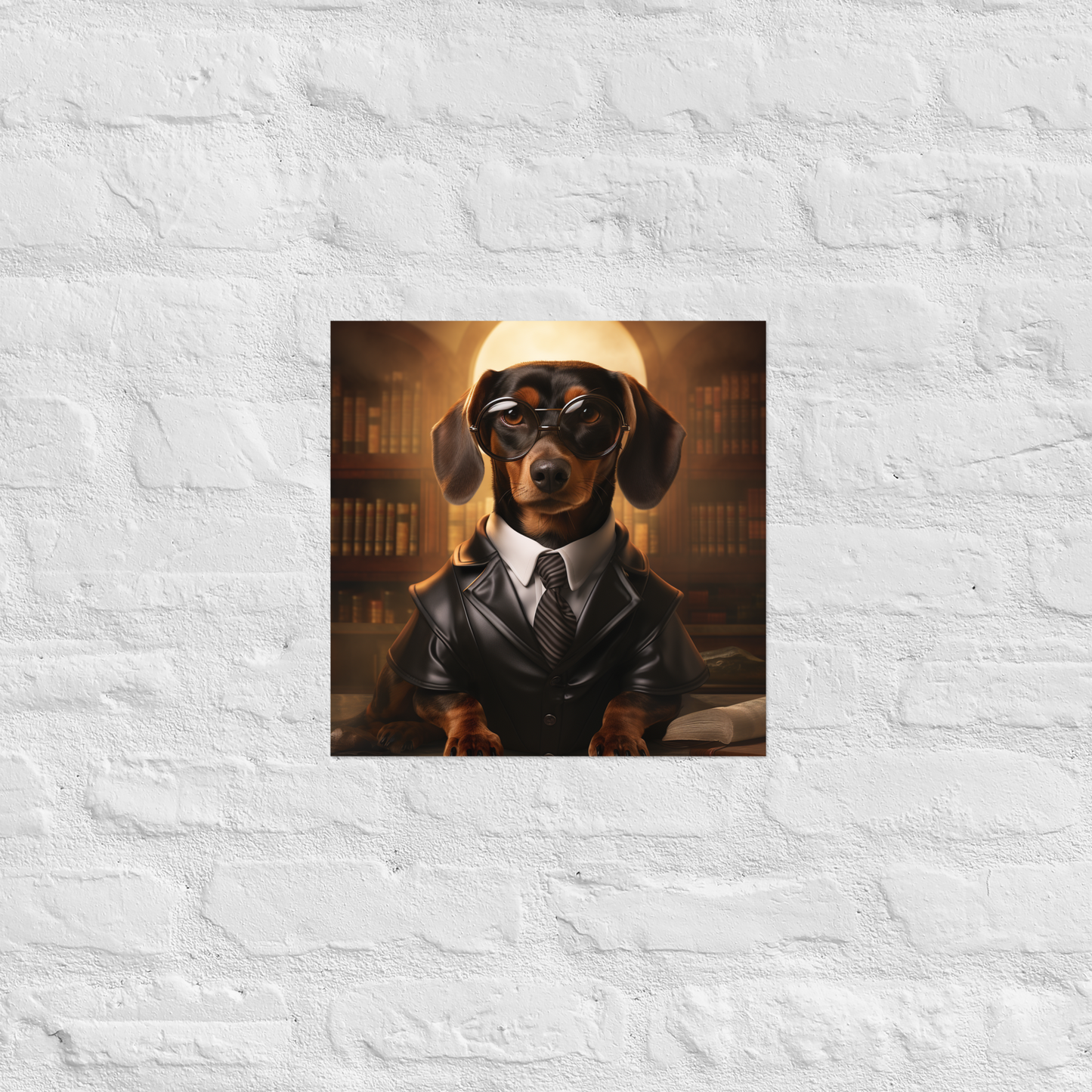 Dachshund Lawyer Poster