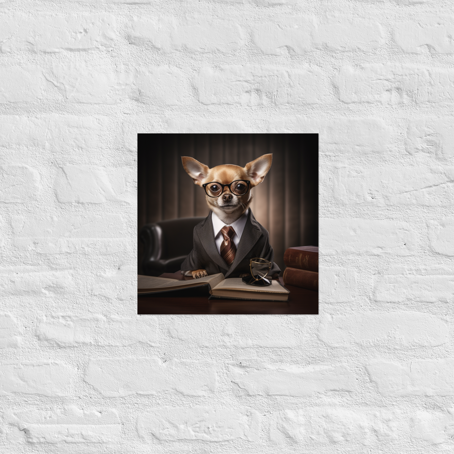 Chihuahua Lawyer Poster