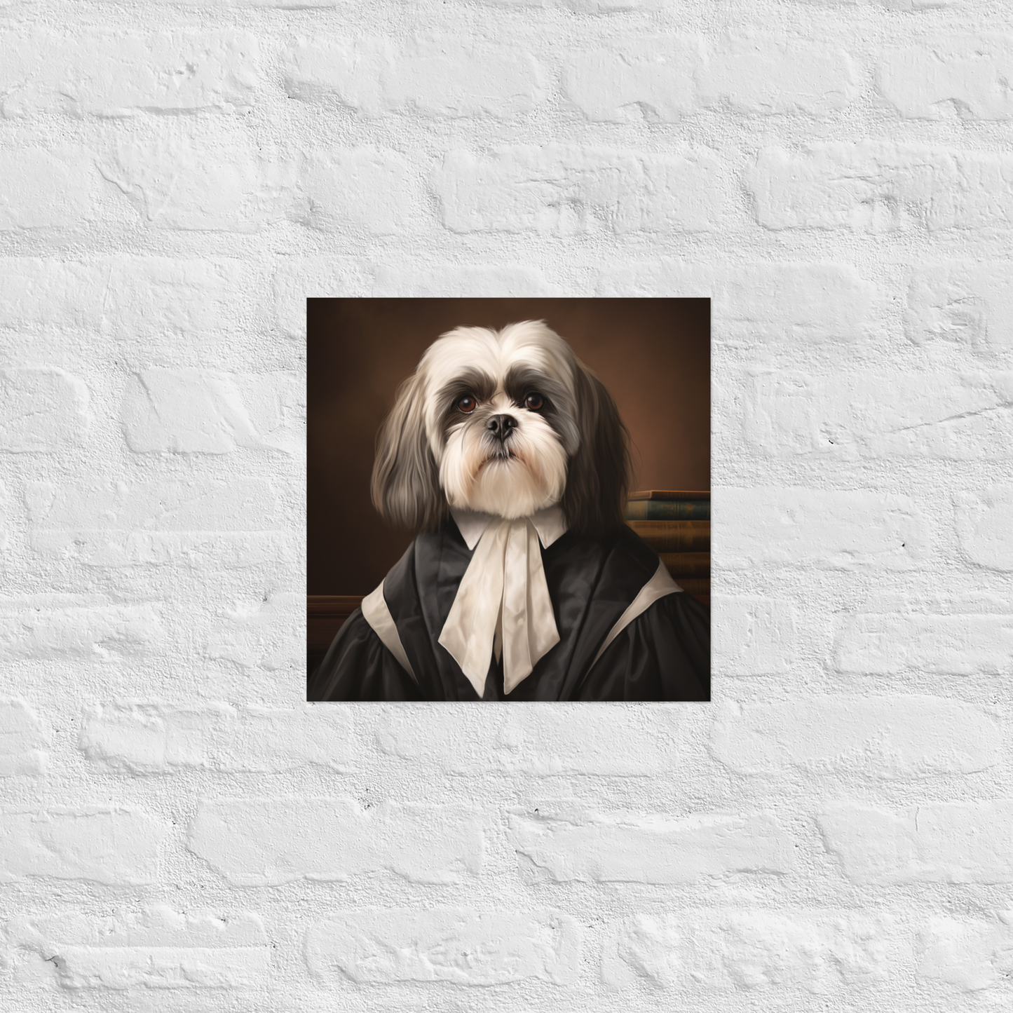 Shih Tzu Lawyer Poster