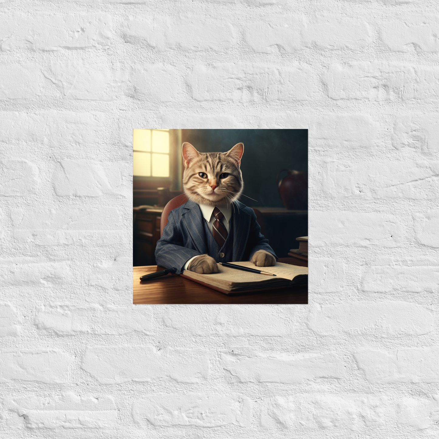 Domestic Shorthair Lawyer Poster