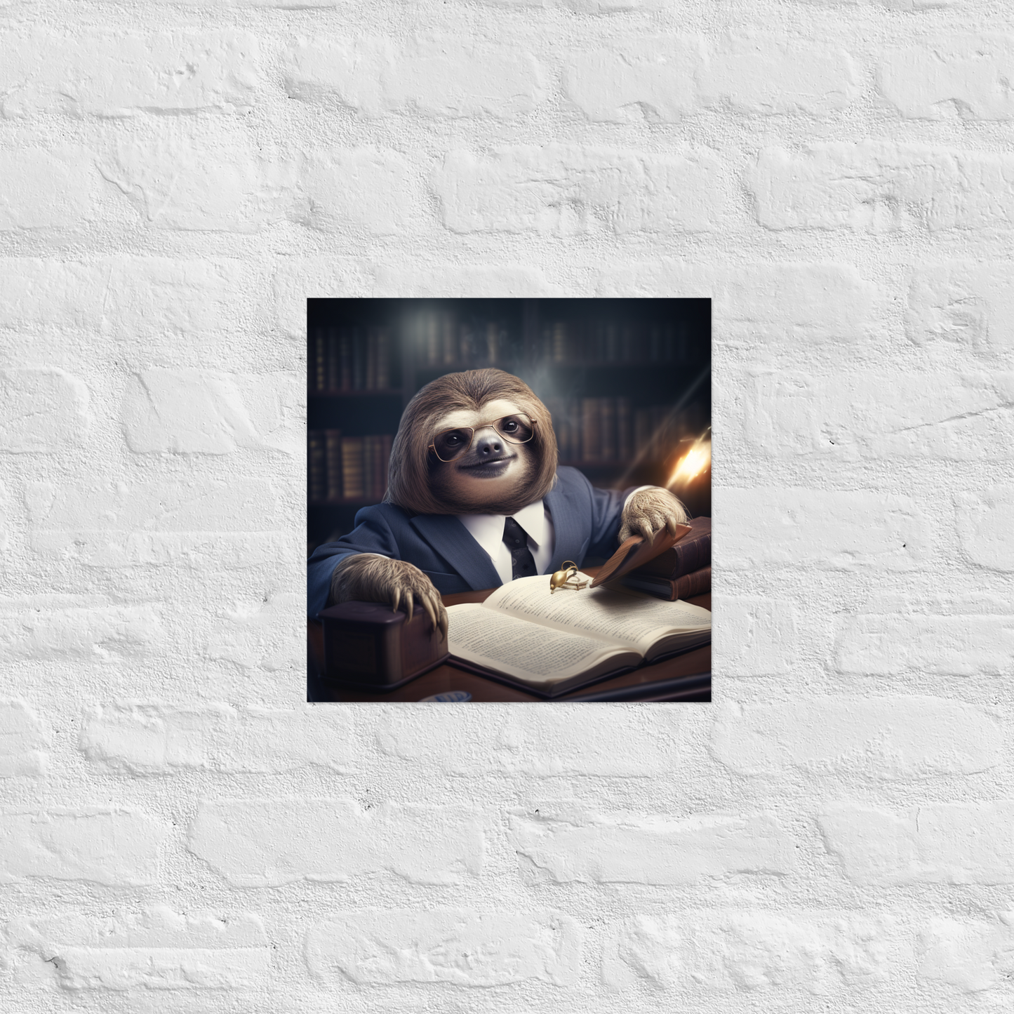 Sloth Lawyer Poster