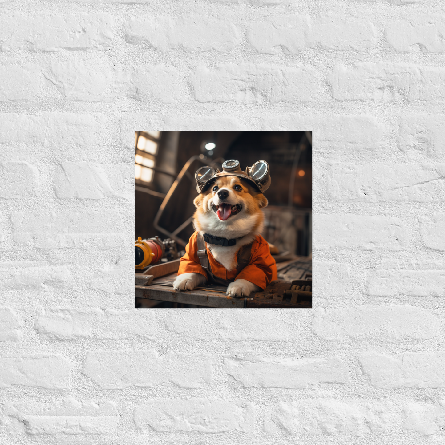 Pembroke Welsh Corgi Engineer Poster