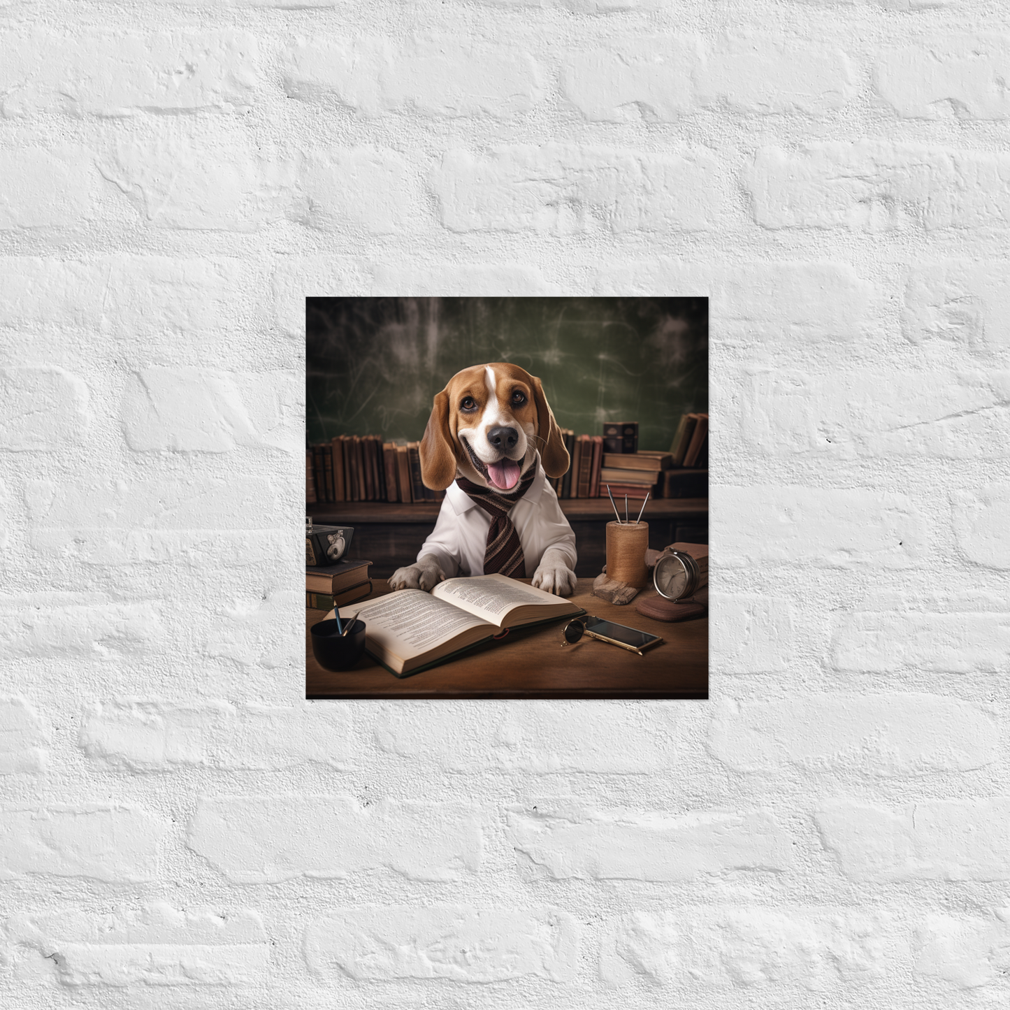 Beagle Teacher Poster