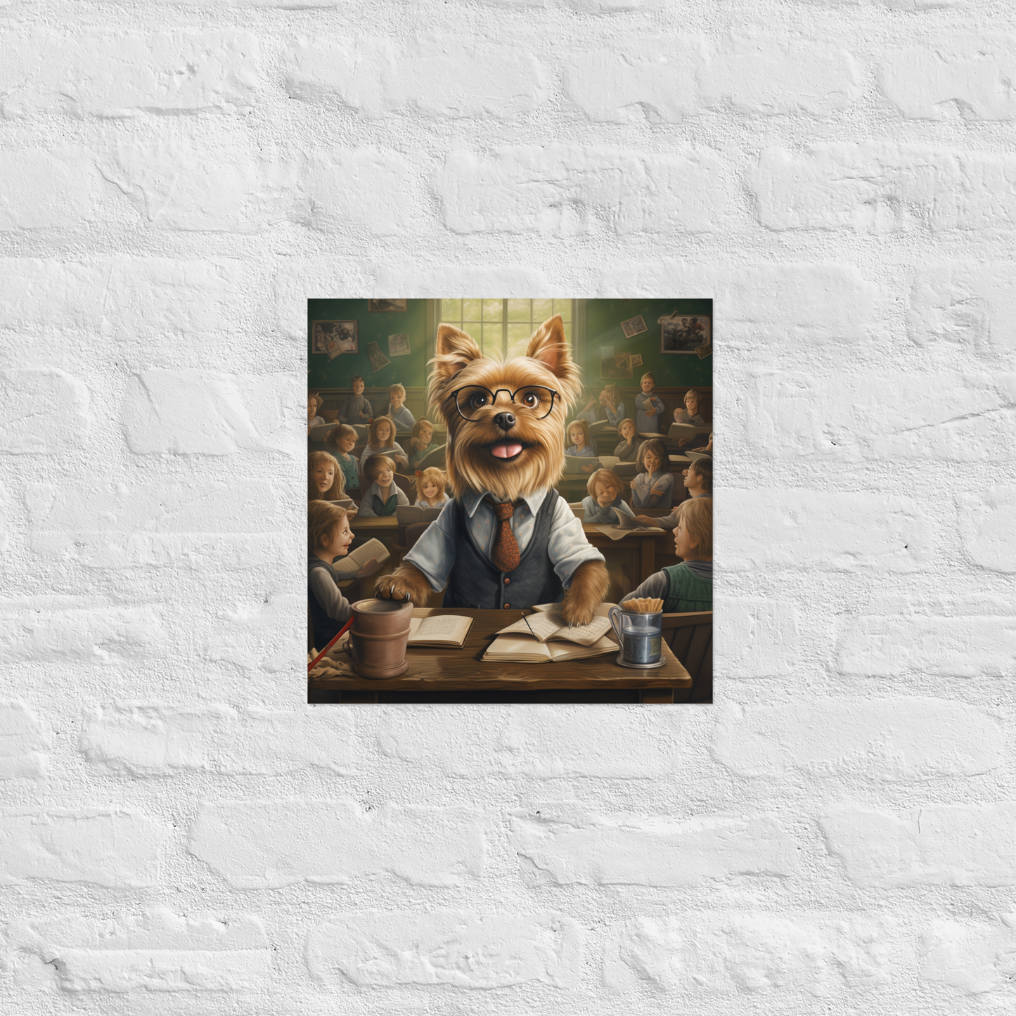 Yorkshire Terrier Teacher Poster