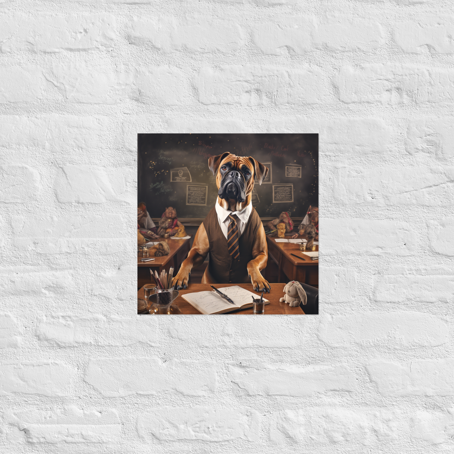 Boxer Teacher Poster