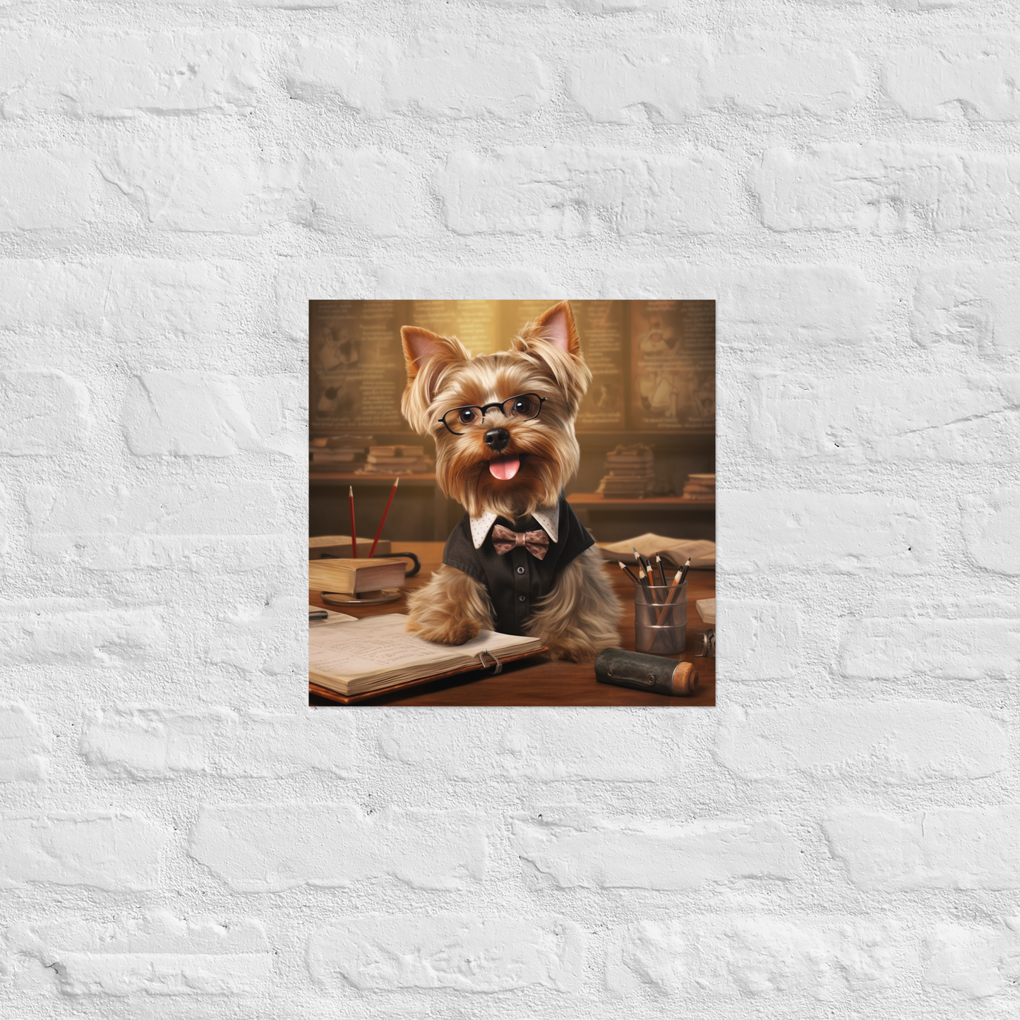 Shih Tzu Teacher Poster