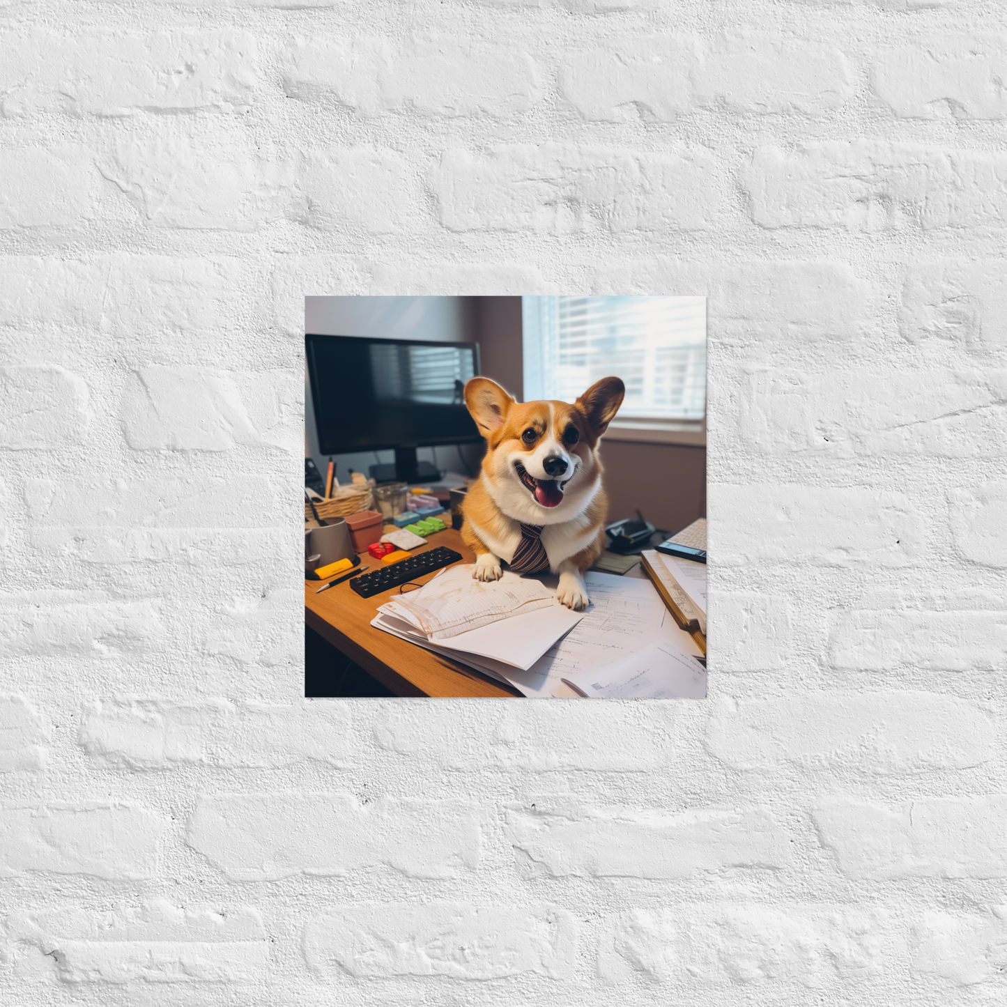 Pembroke Welsh Corgi Teacher Poster