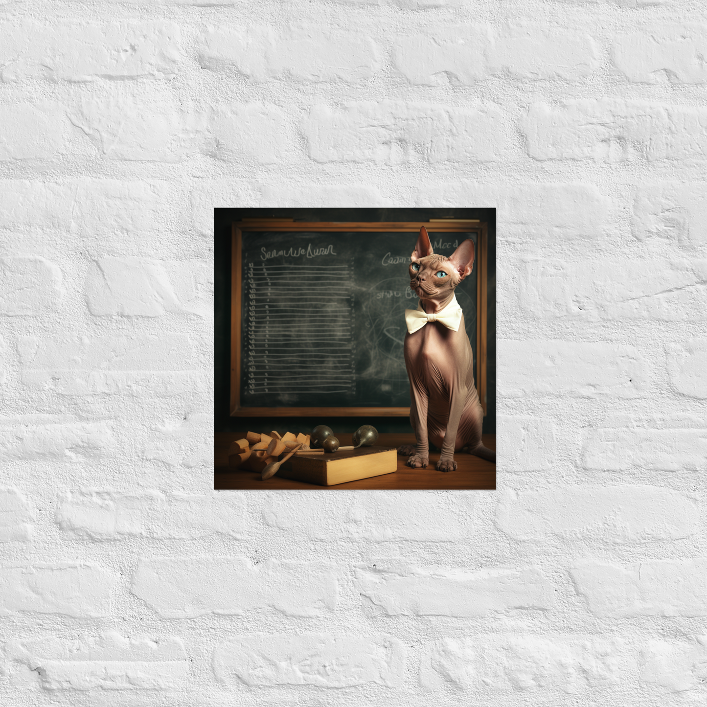 Sphynx Teacher Poster