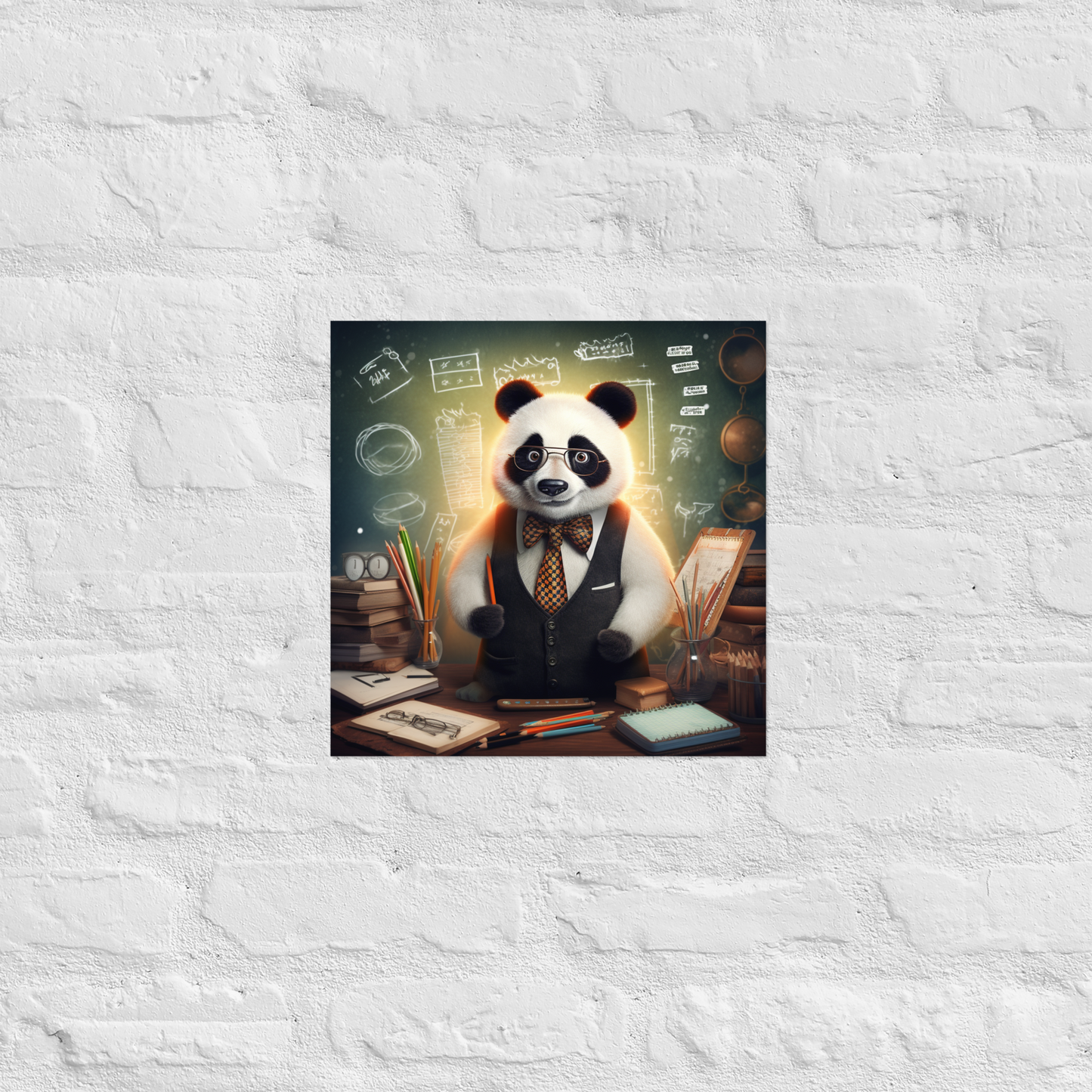 Panda Teacher Poster