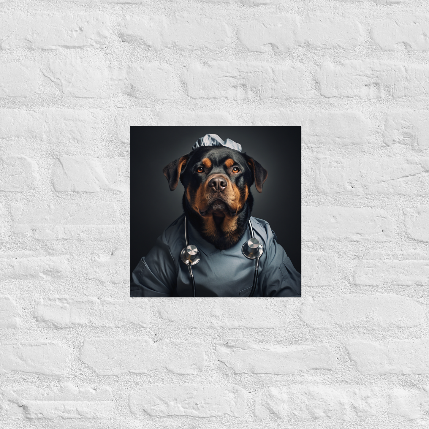 Rottweiler Nurse Poster