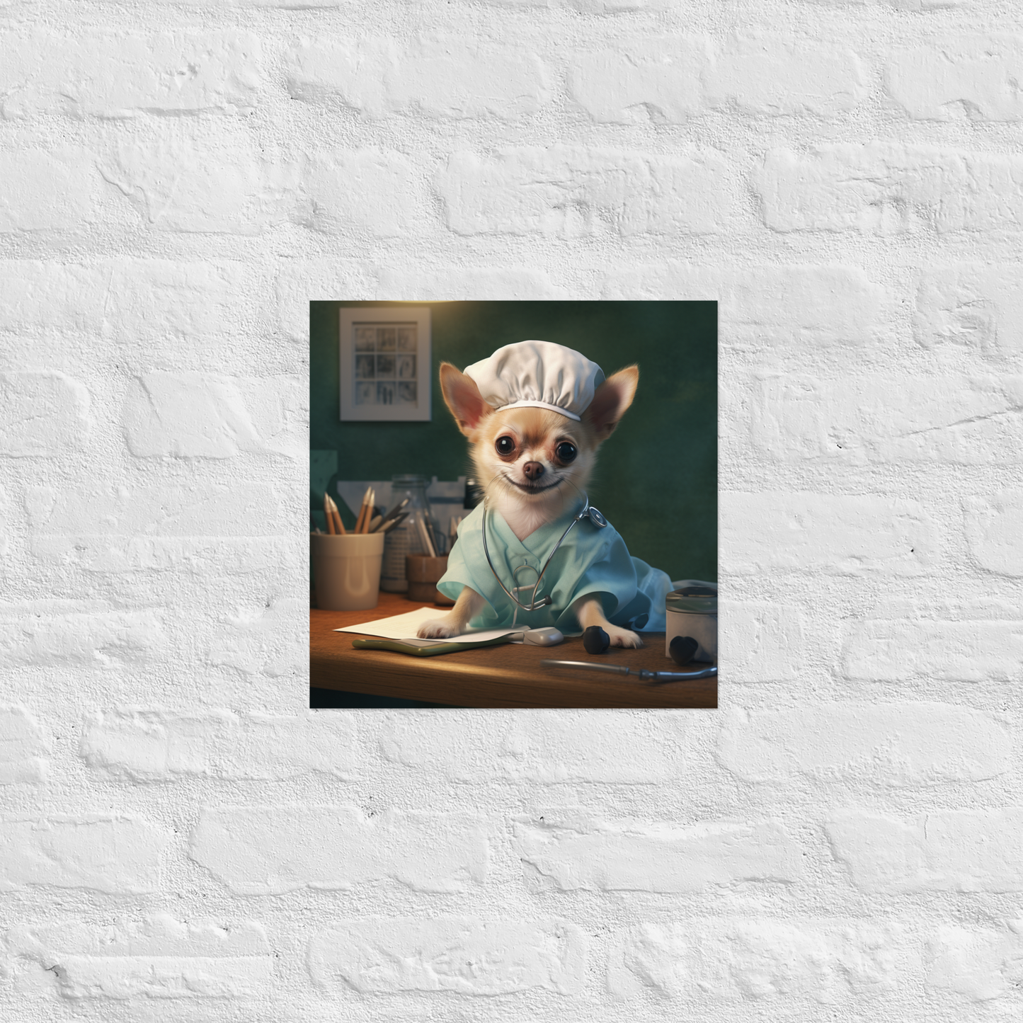 Chihuahua Nurse Poster