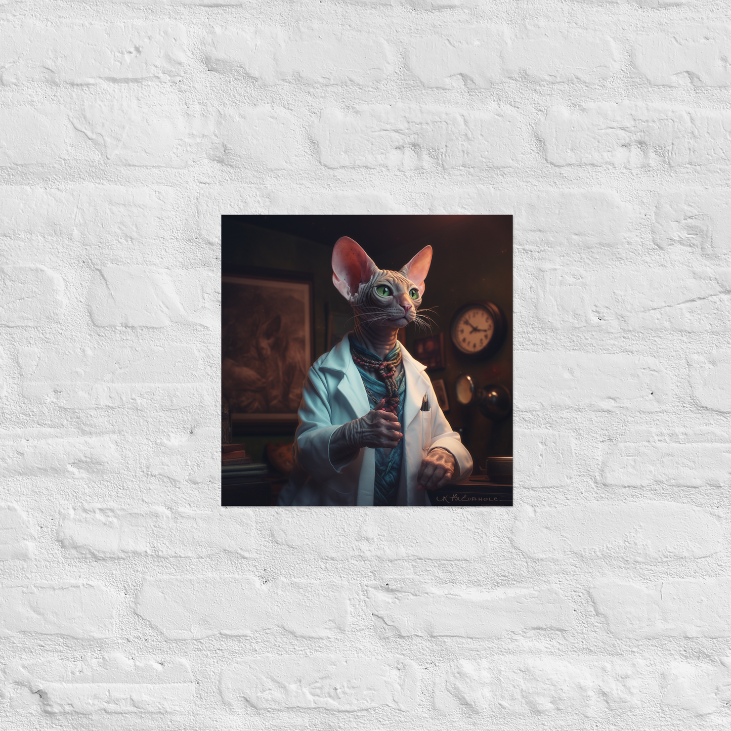 Sphynx Nurse Poster