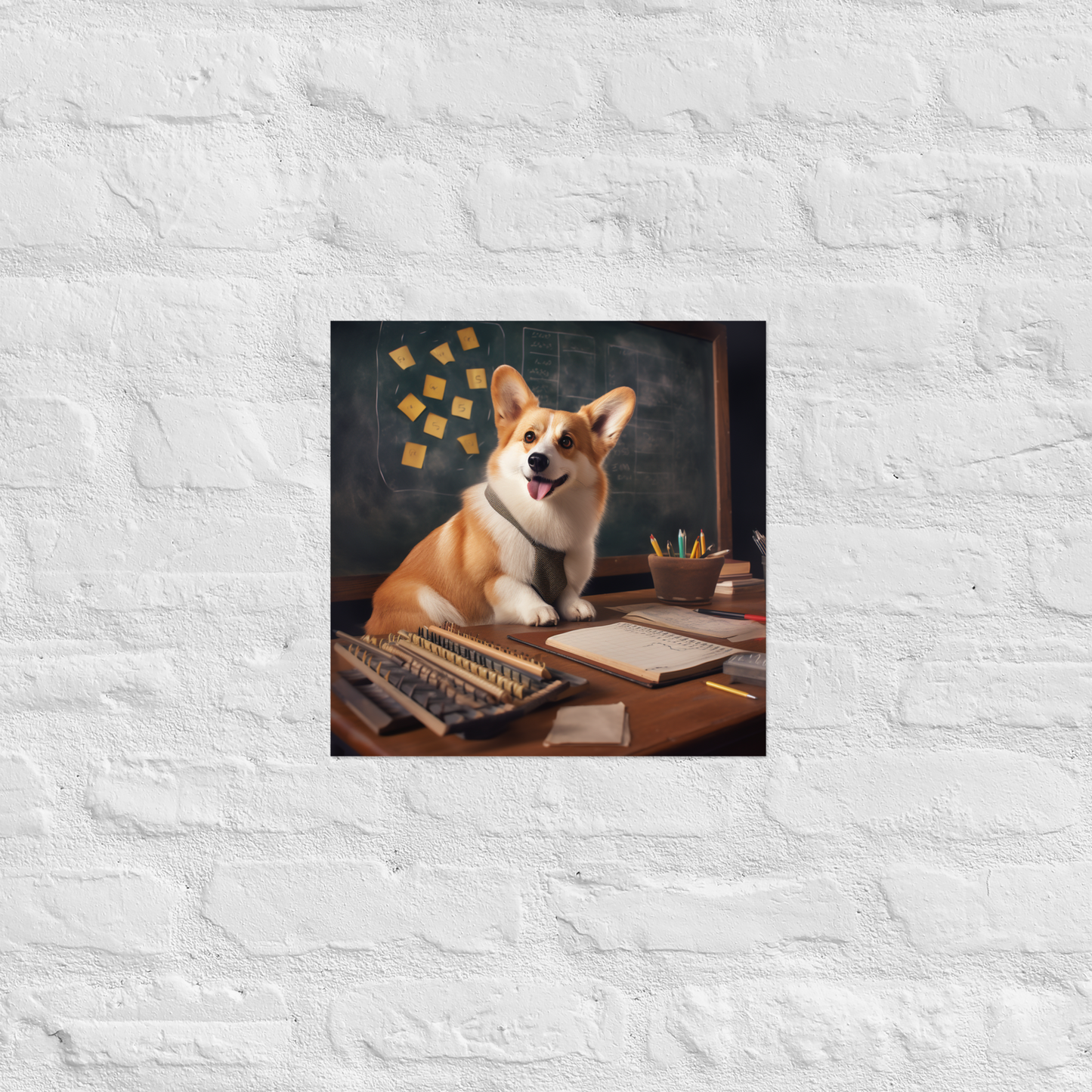 Pembroke Welsh Corgi Accountant Poster