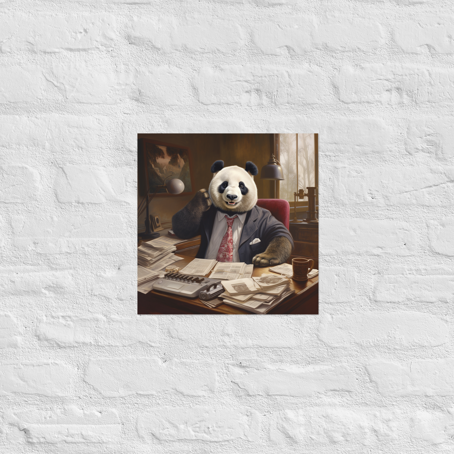 Panda Accountant Poster