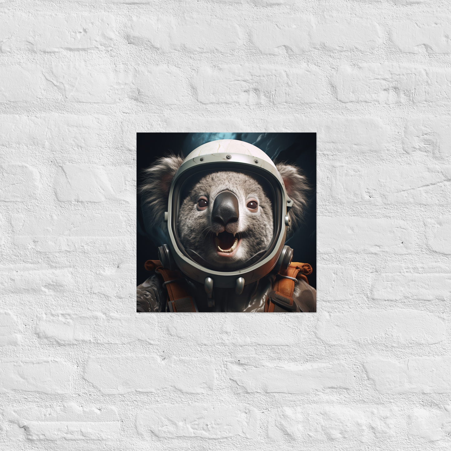 Koala Astronaut Poster