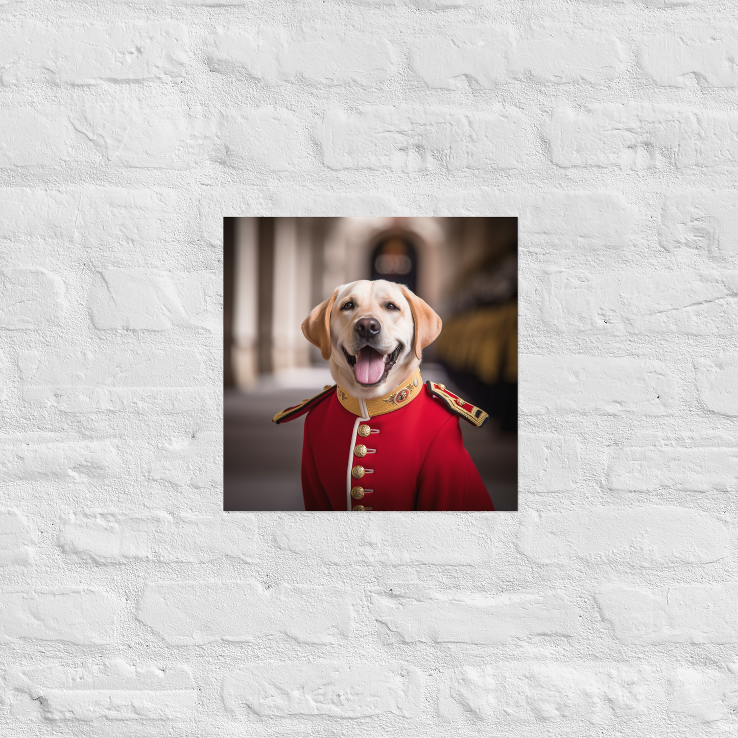 Labrador Retriever BritishRoyalGuard Poster