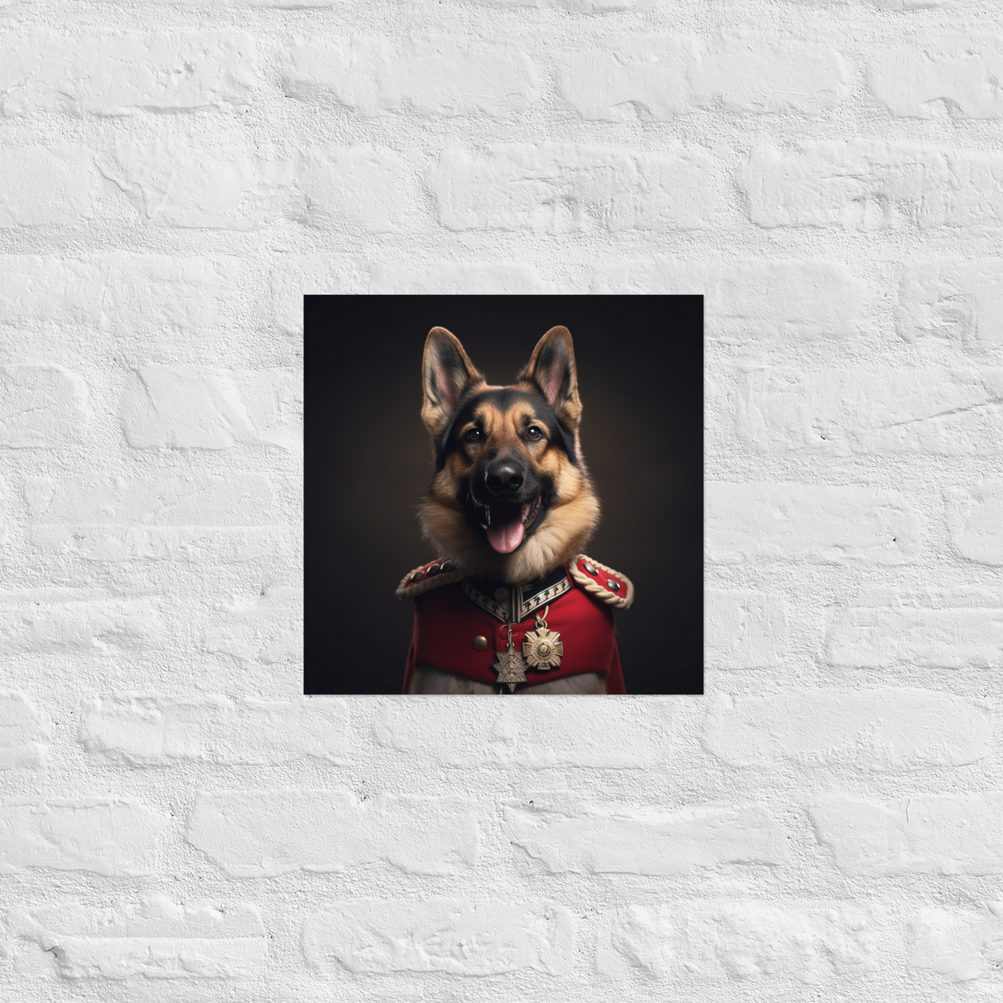 German Shepherd BritishRoyalGuard Poster