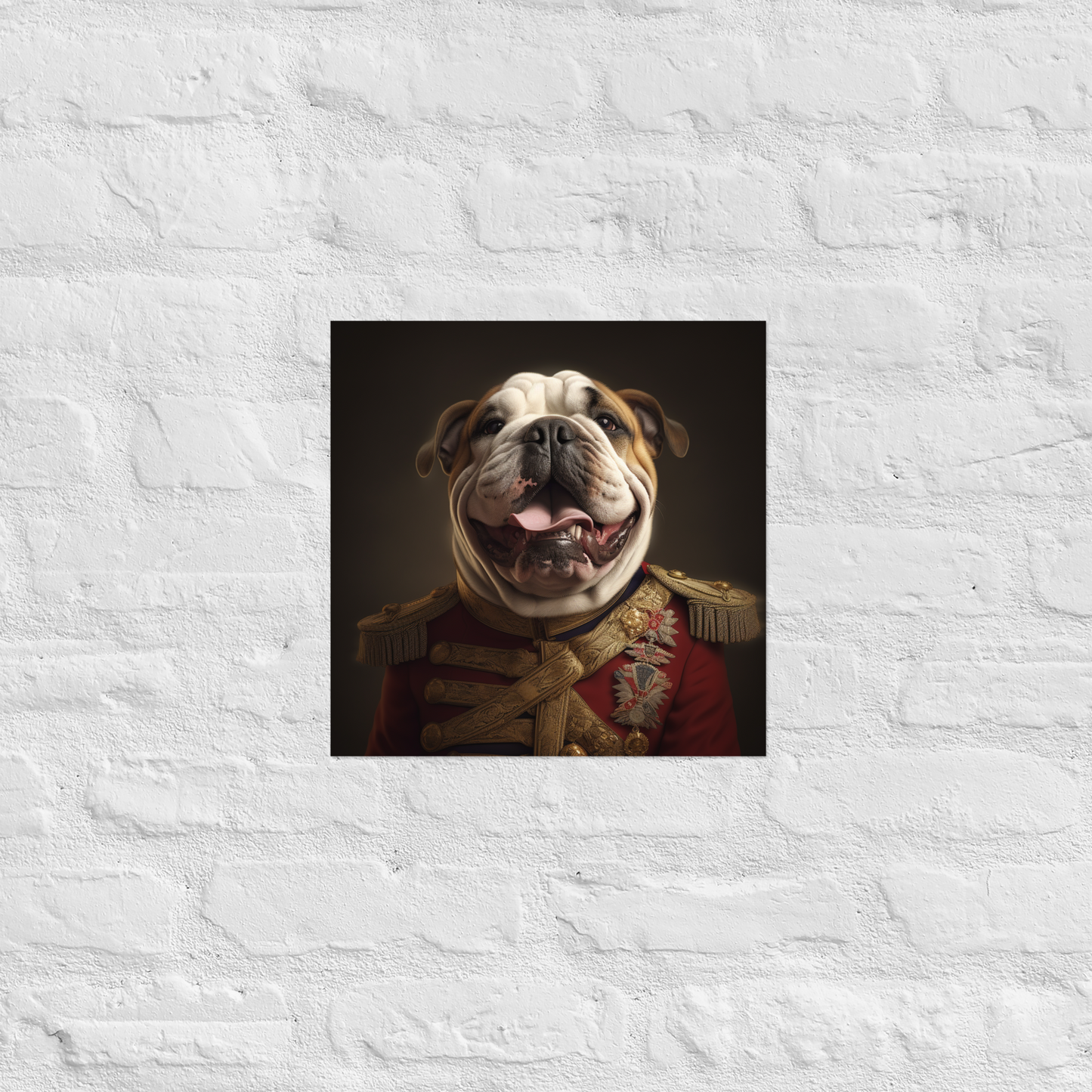 Bulldog BritishRoyalGuard Poster