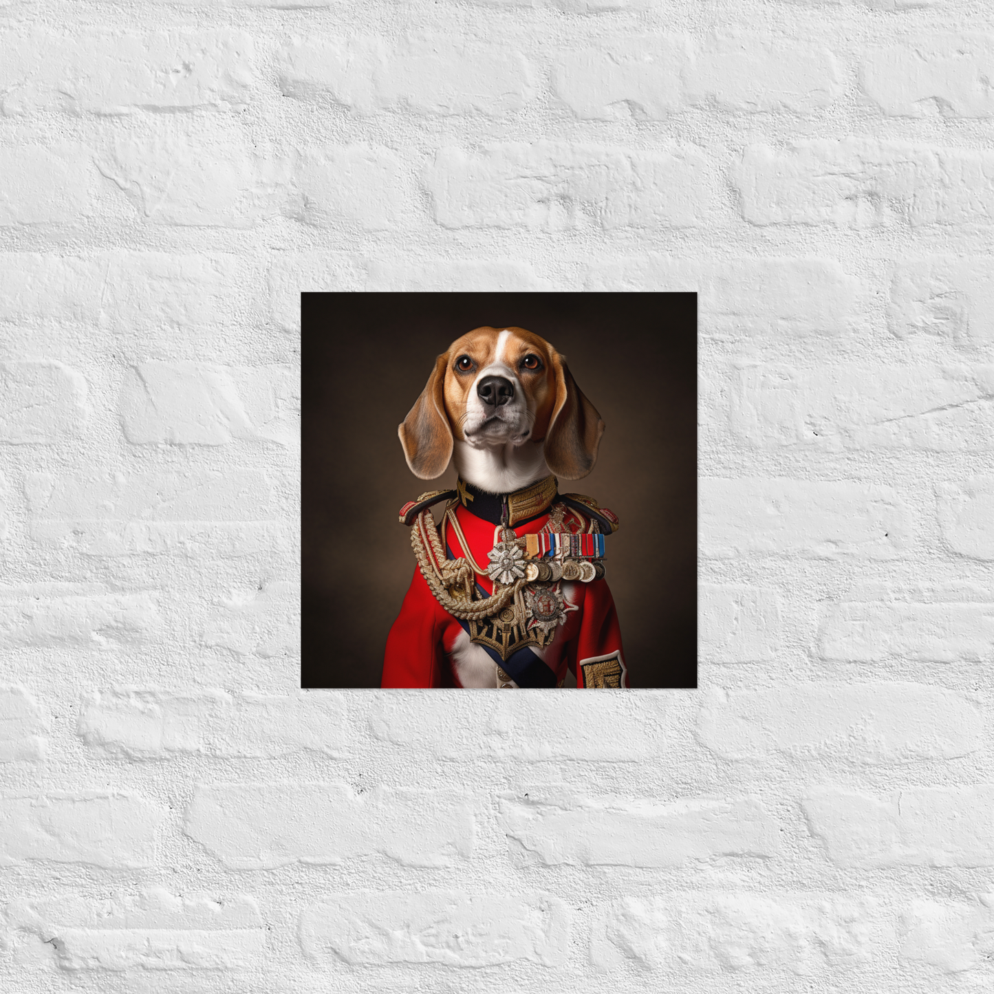 Beagle BritishRoyalGuard Poster