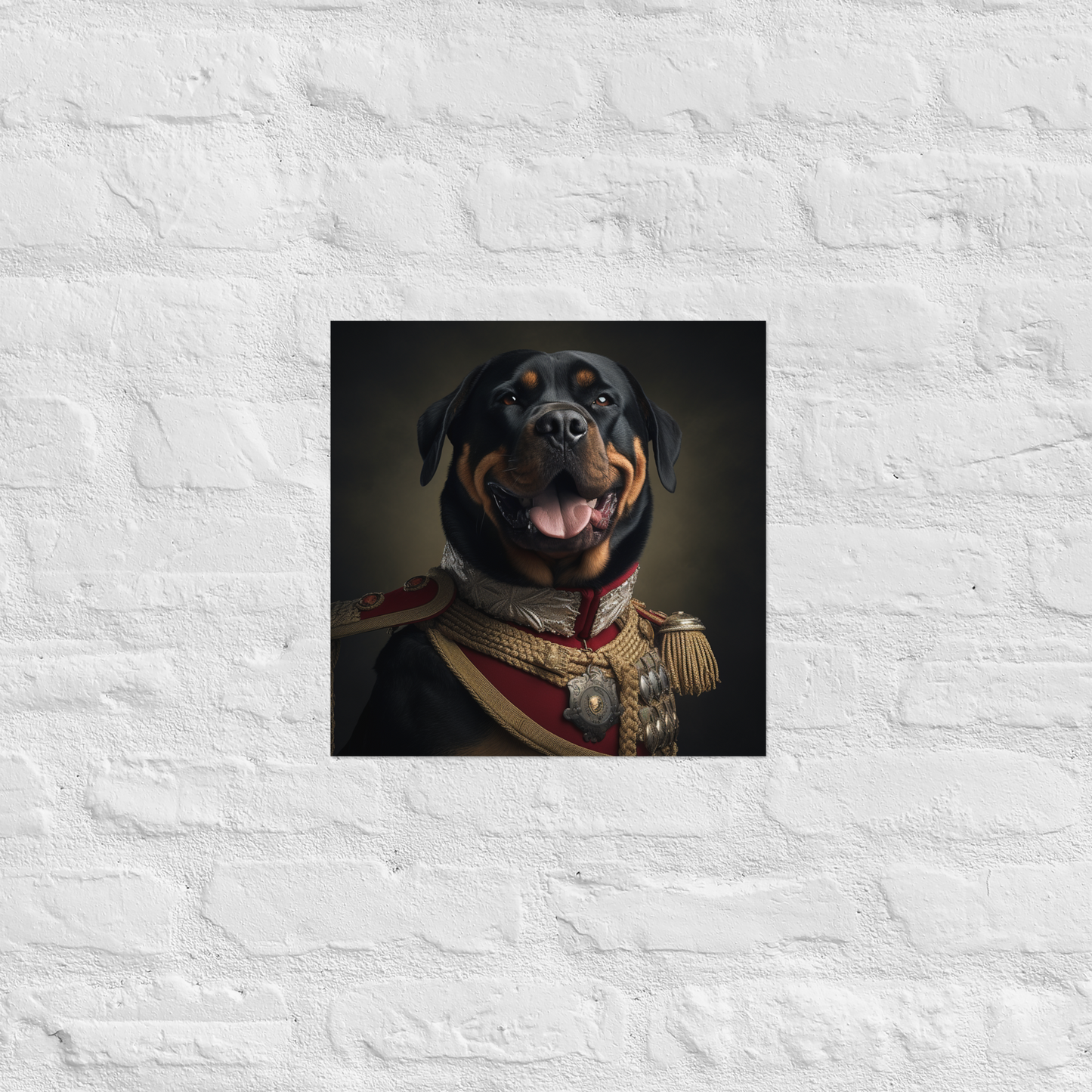 Rottweiler BritishRoyalGuard Poster