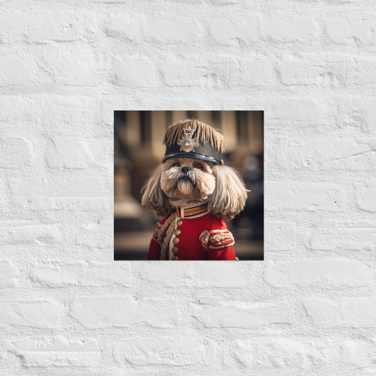 Shih Tzu BritishRoyalGuard Poster