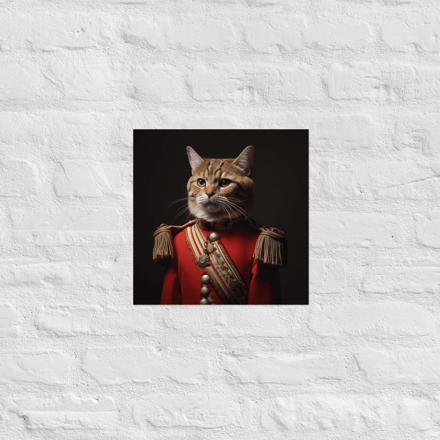 Domestic Shorthair BritishRoyalGuard Poster