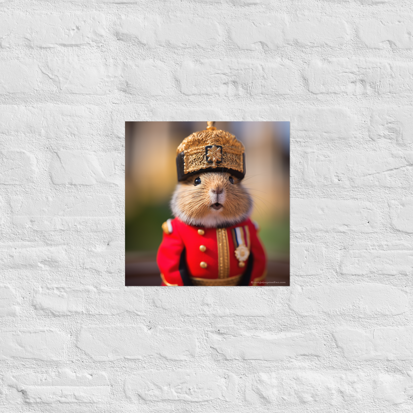 Guinea Pigs BritishRoyalGuard Poster