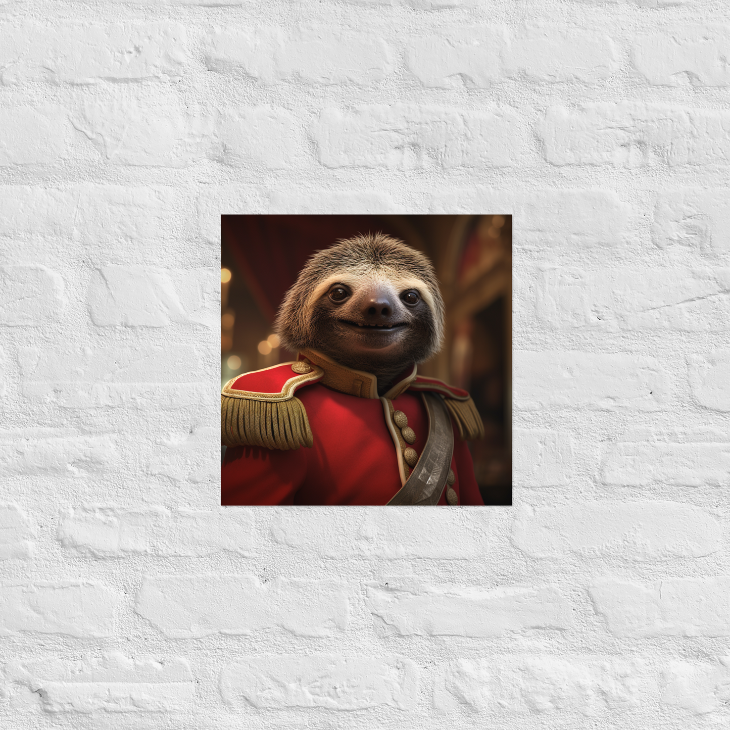 Sloth BritishRoyalGuard Poster