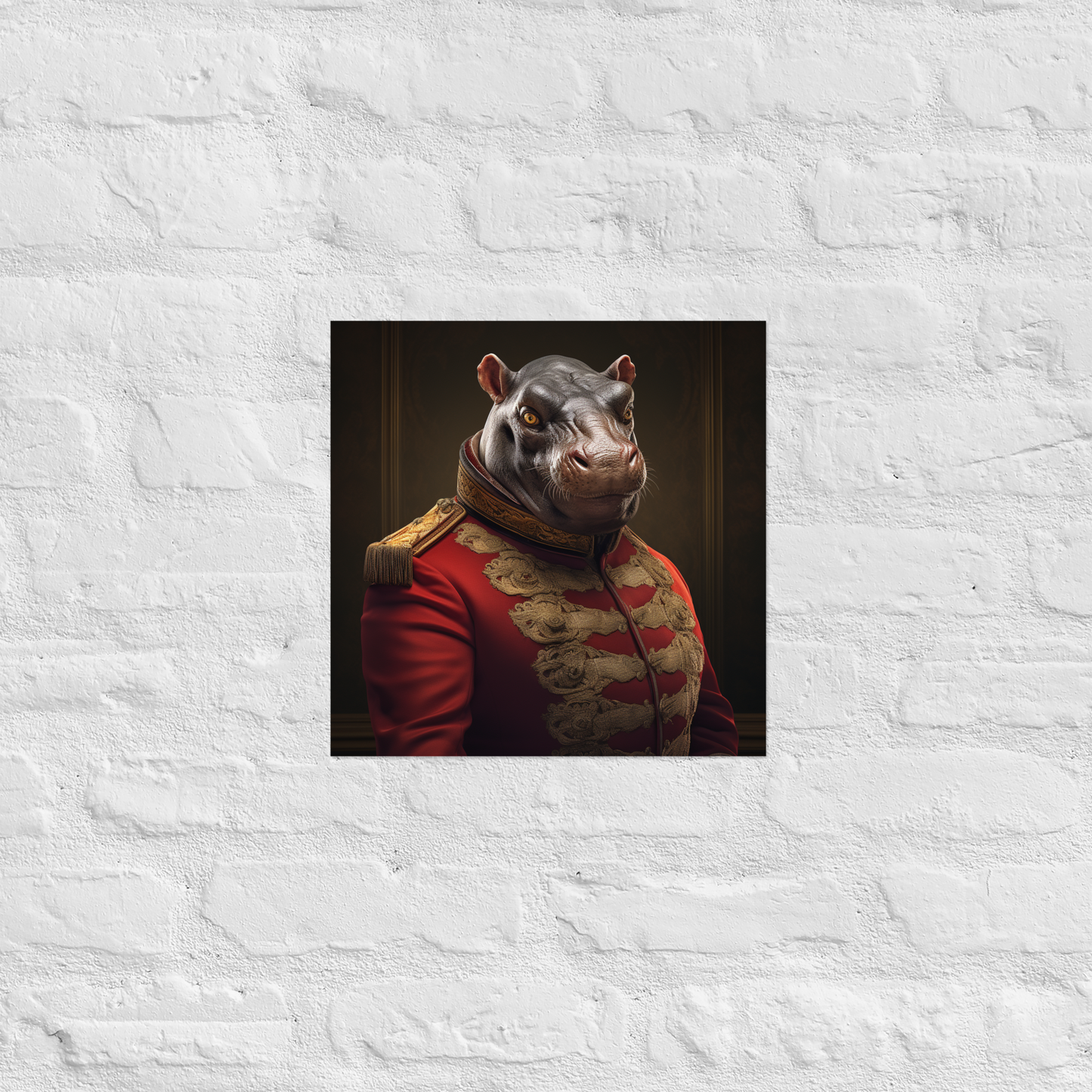 Hippo BritishRoyalGuard Poster