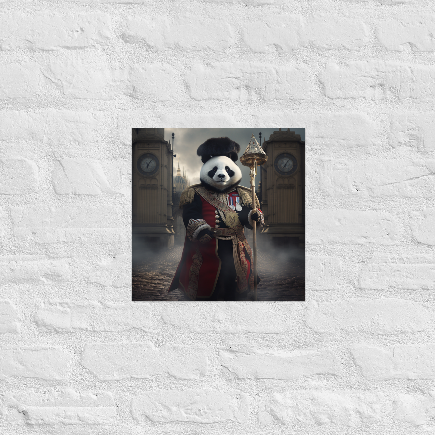 Panda BritishRoyalGuard Poster