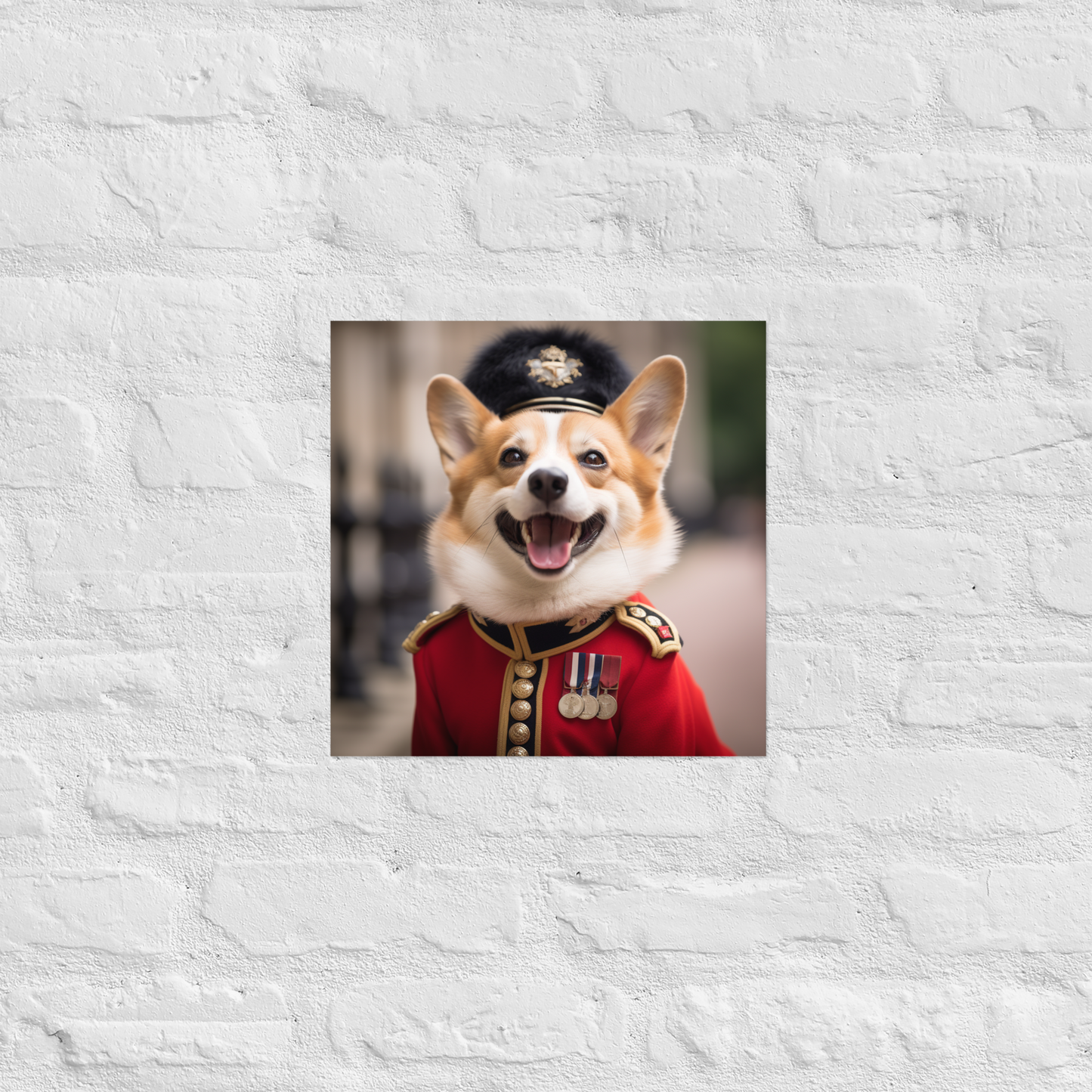 Pembroke Welsh Corgi BritishRoyalGuard Poster