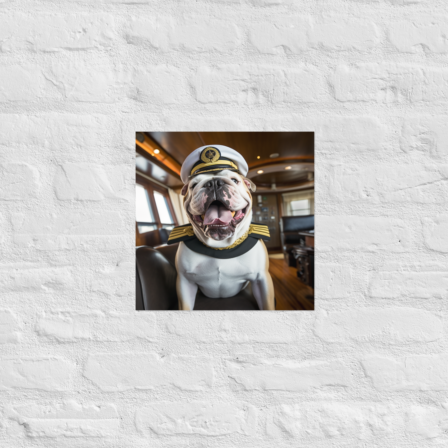 Bulldog CruiseShipCaptain Poster