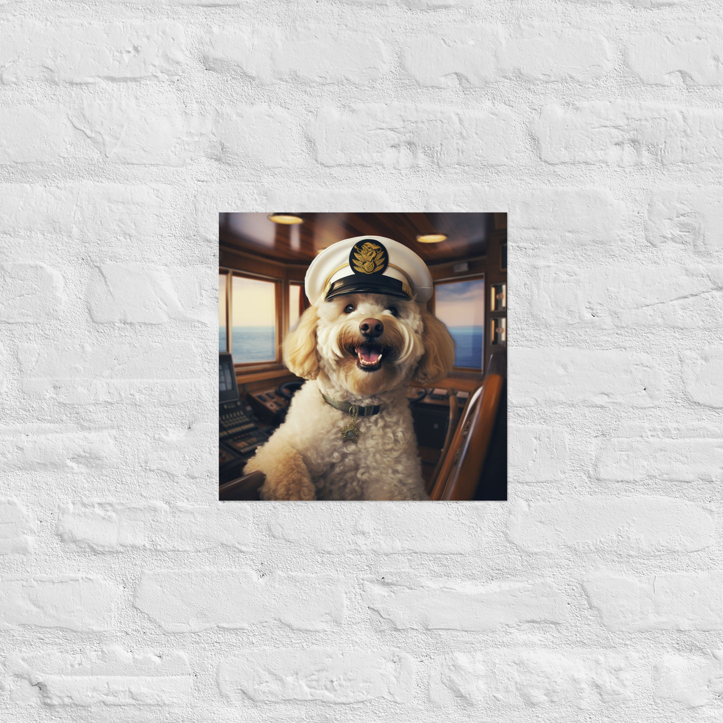 Poodle CruiseShipCaptain Poster