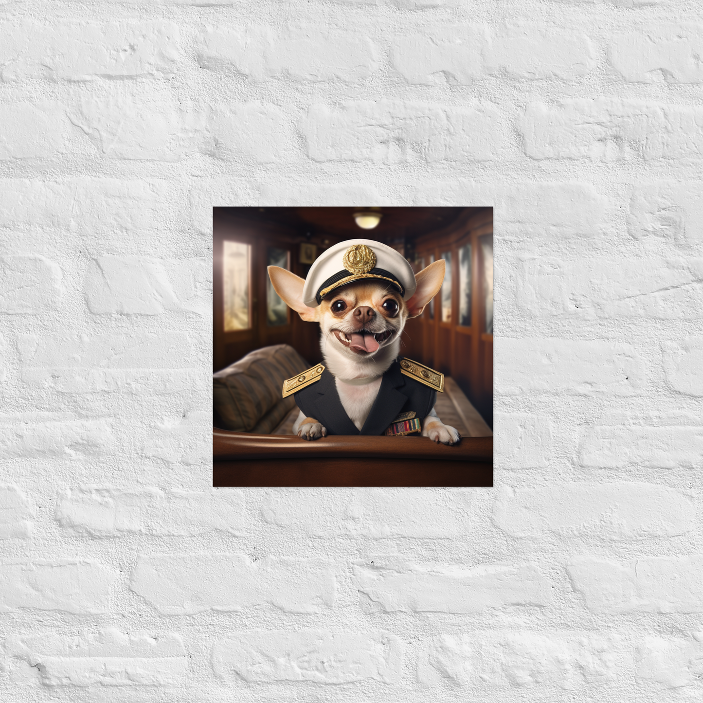 Chihuahua CruiseShipCaptain Poster