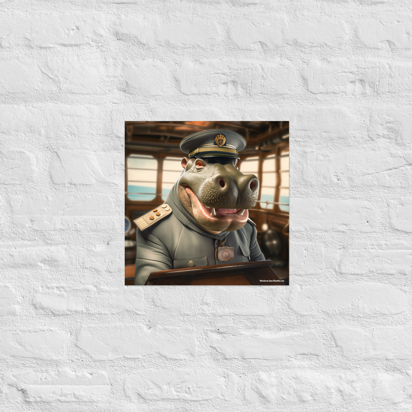 Hippo CruiseShipCaptain Poster