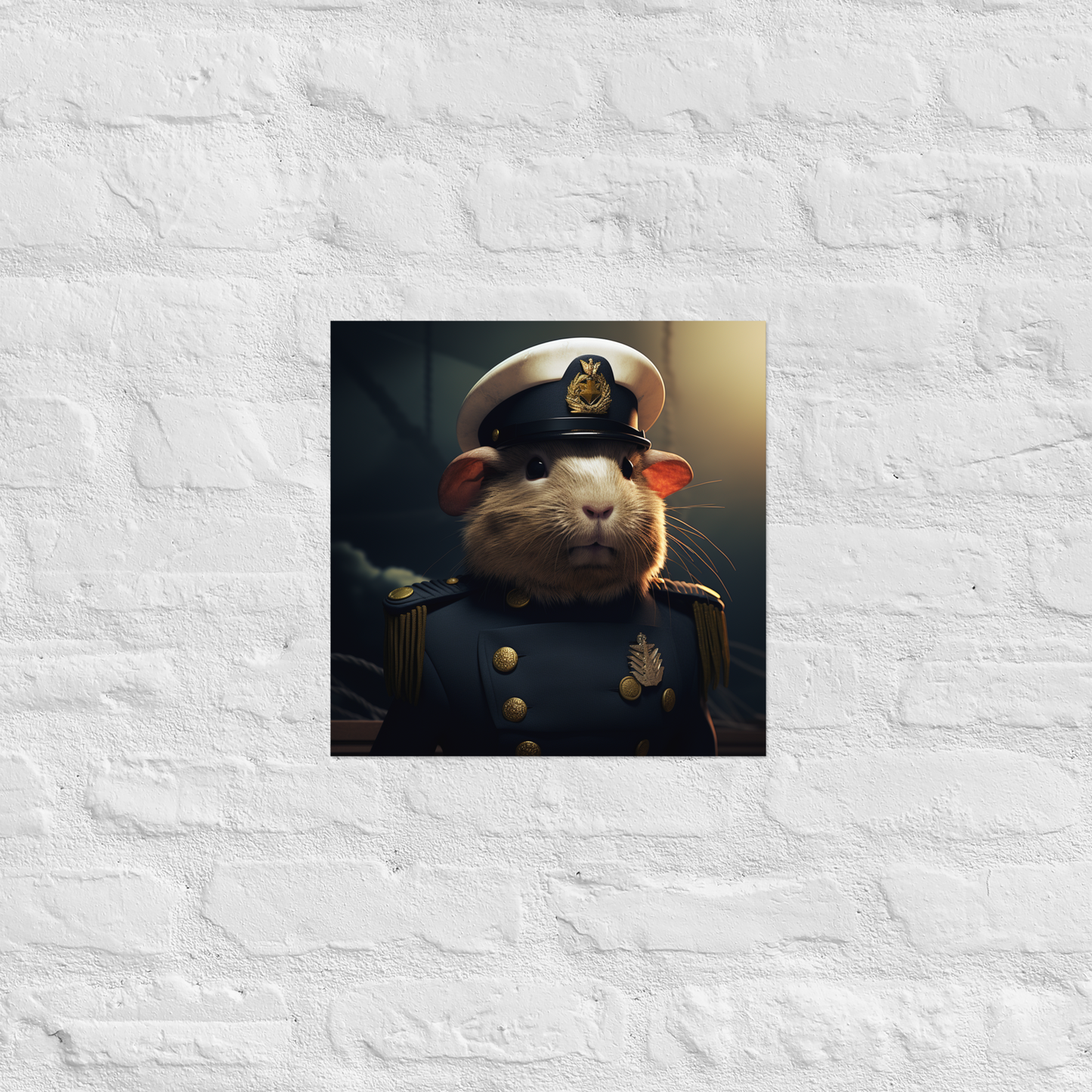 Guinea Pigs NavyOfficer Poster