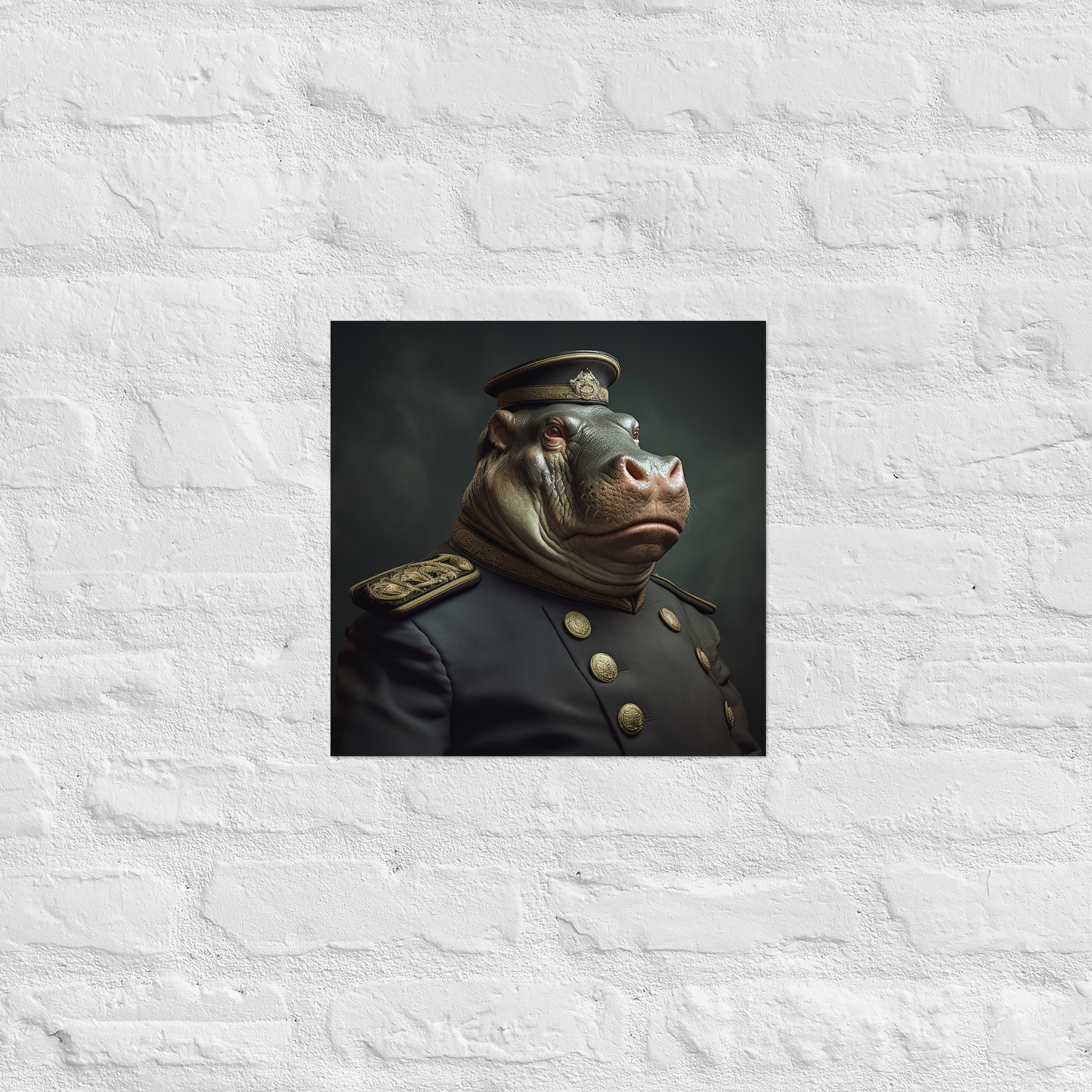 Hippo NavyOfficer Poster