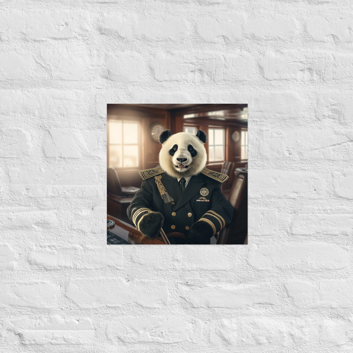 Panda NavyOfficer Poster