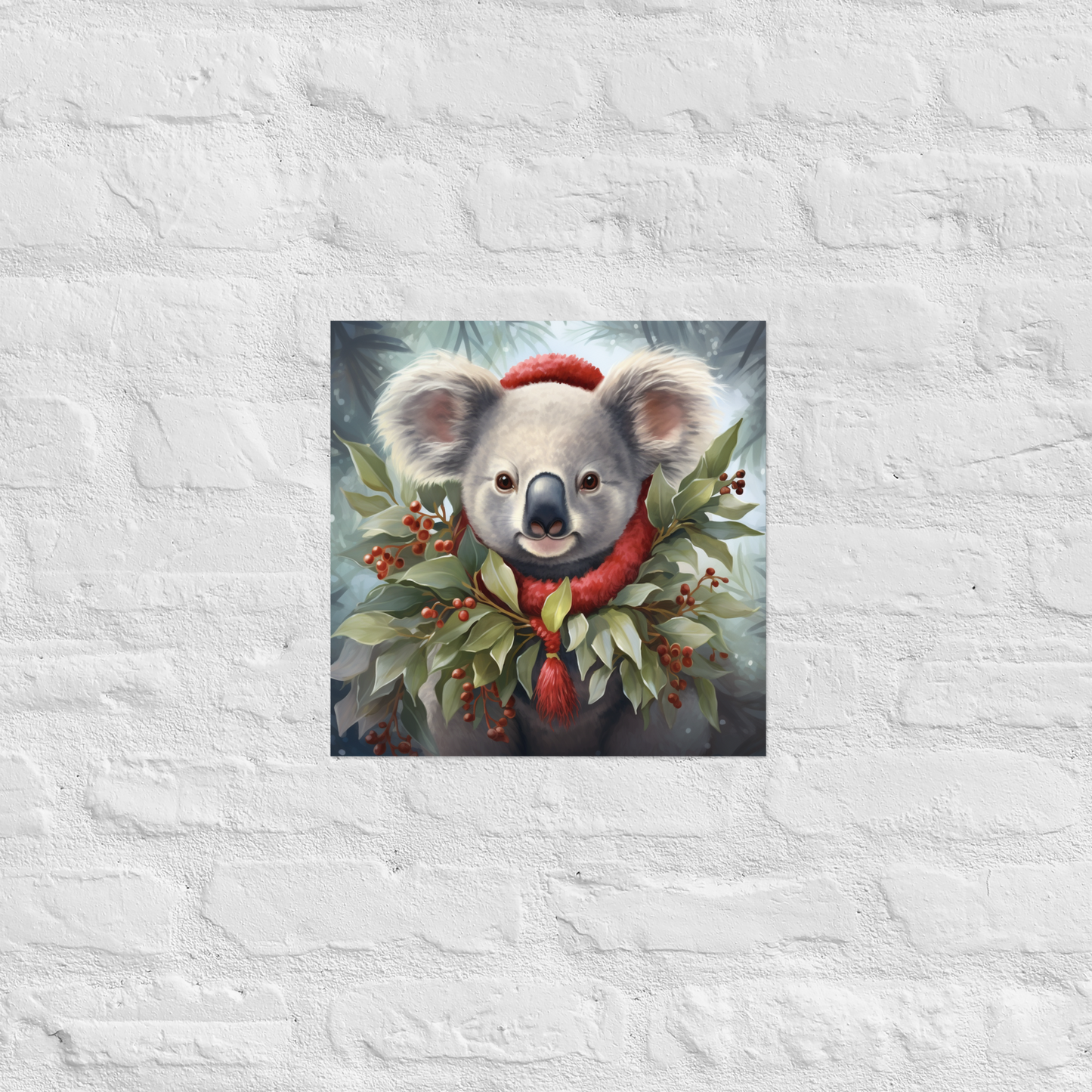 Koala Christmas Poster