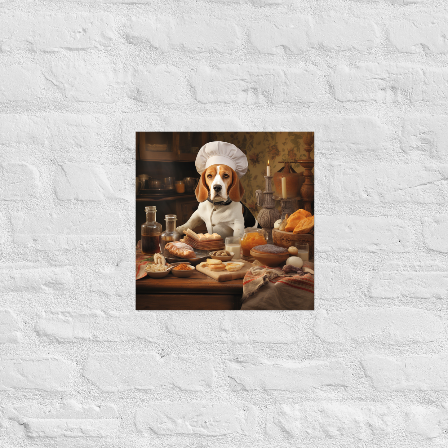 Beagle Chef Poster