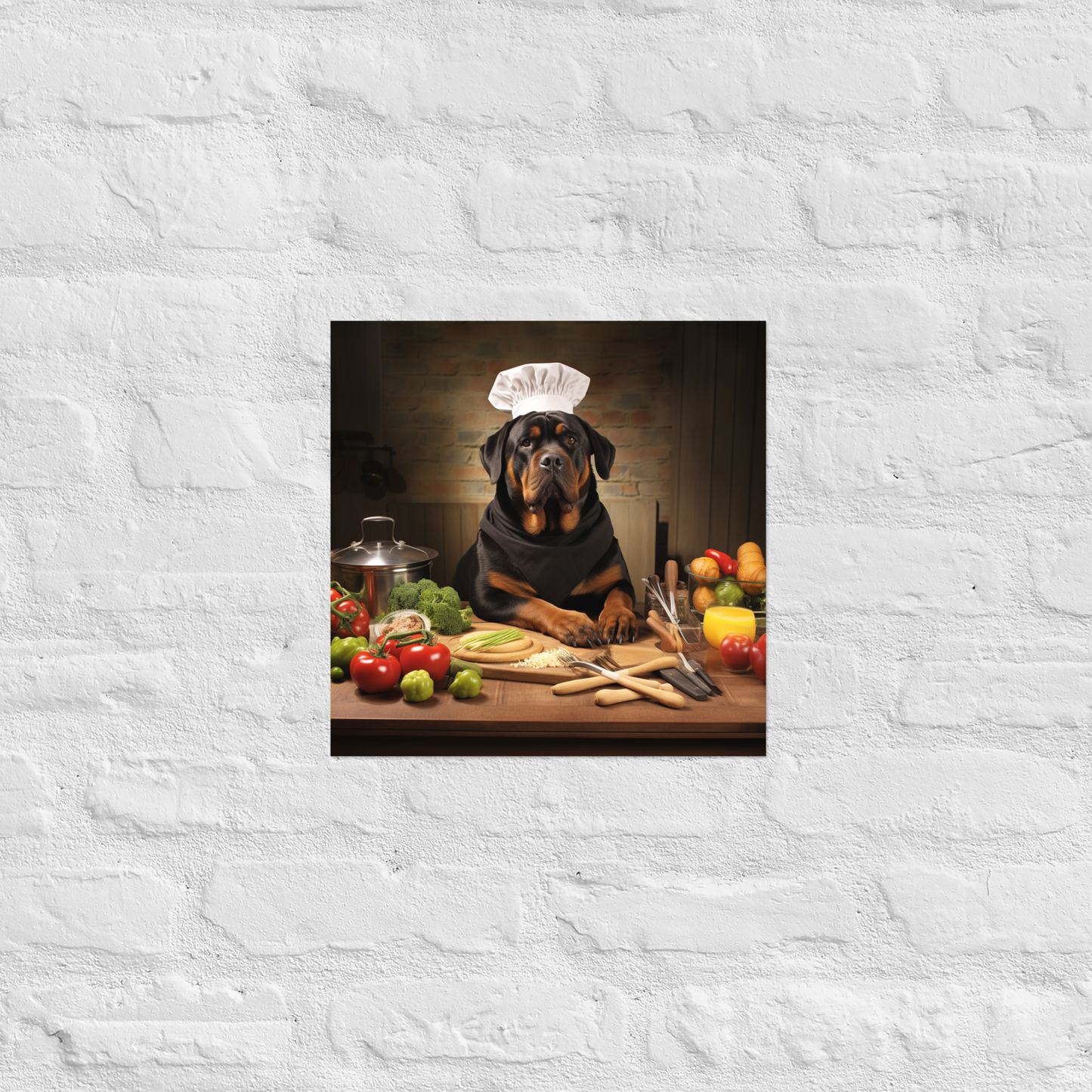 Rottweiler Chef Poster