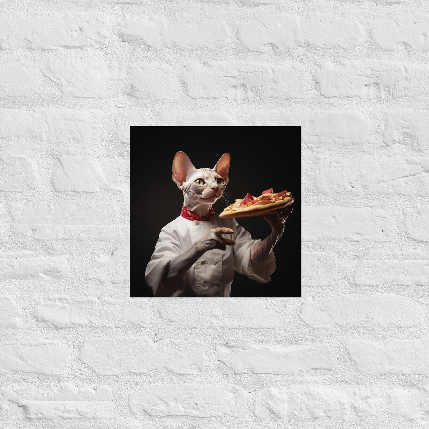 Sphynx Chef Poster