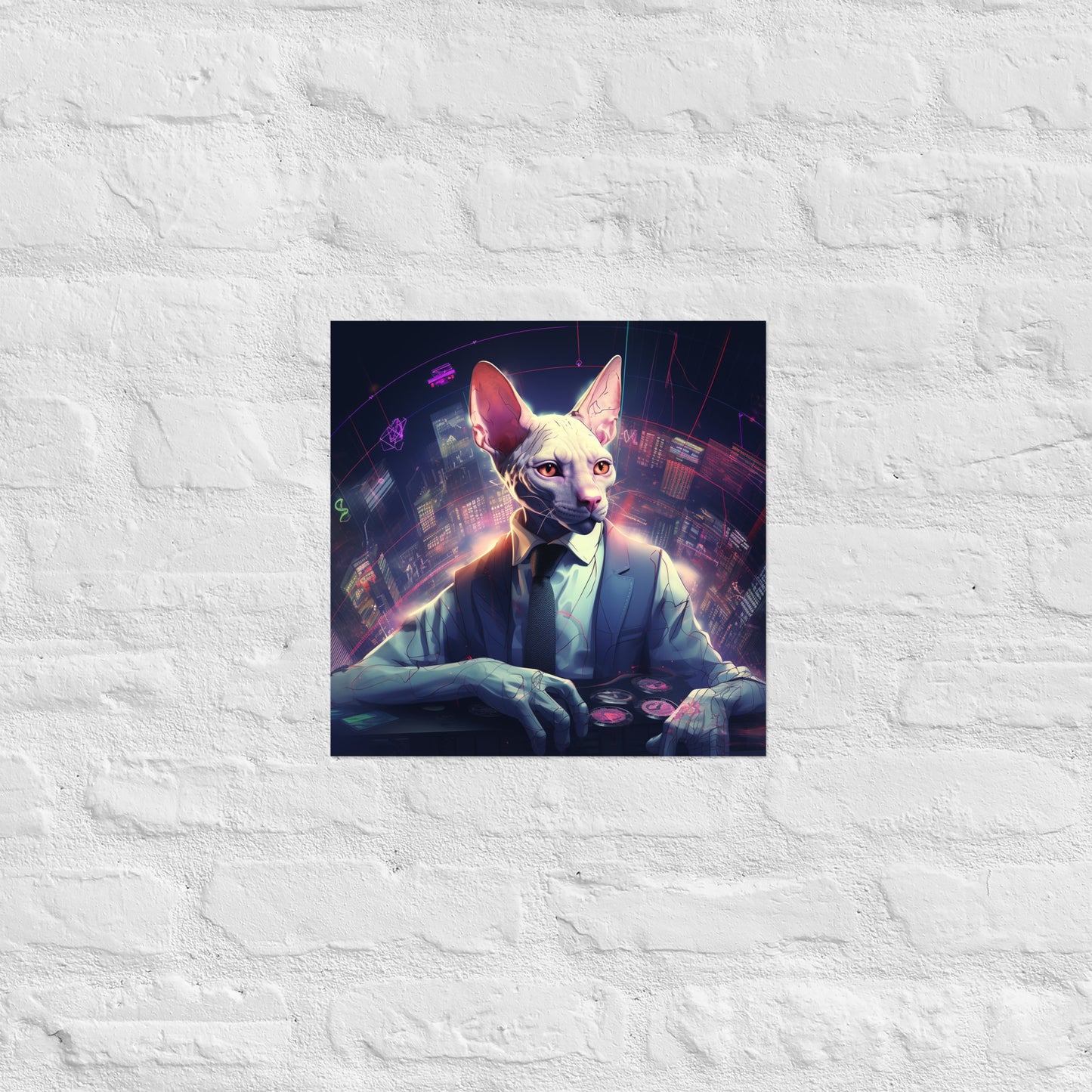 Sphynx Stock Trader Poster