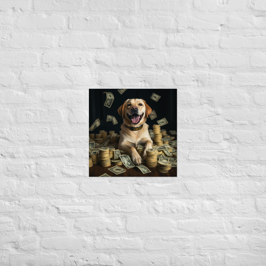 Labrador Retriever Millionaire Poster