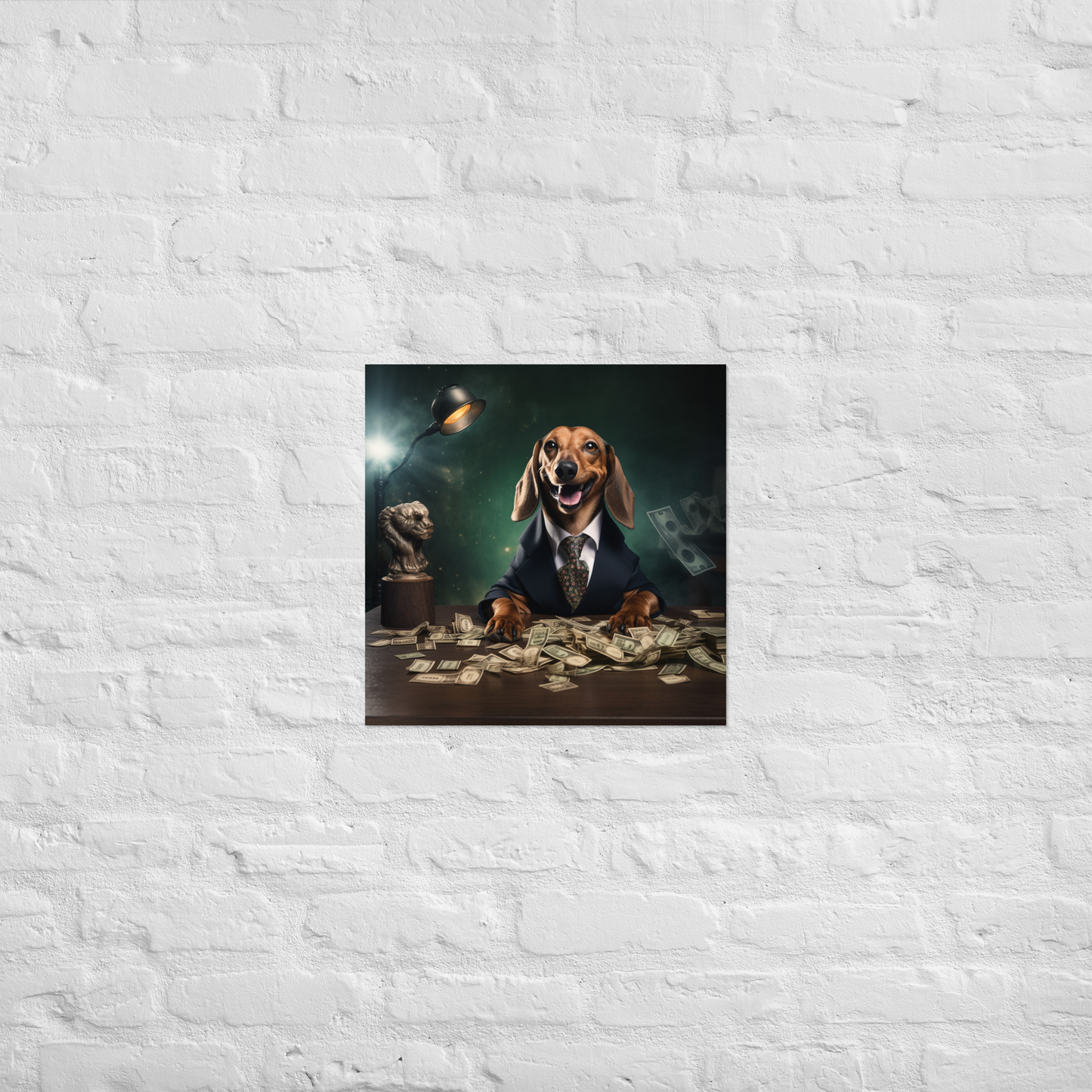 Dachshund Millionaire Poster