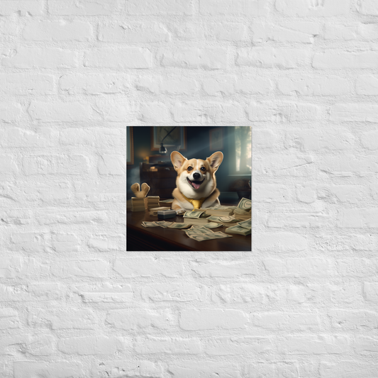 Pembroke Welsh Corgi Millionaire Poster