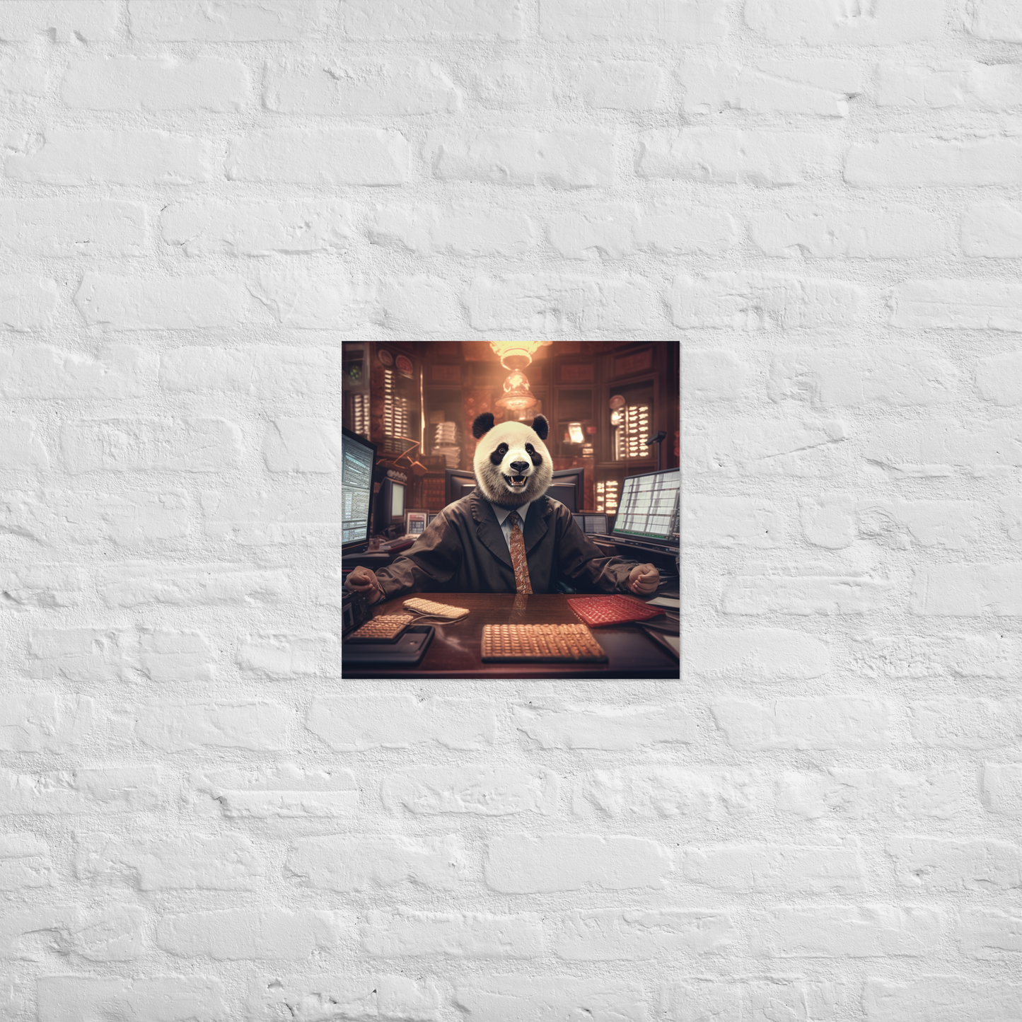 Panda Stock Trader Poster