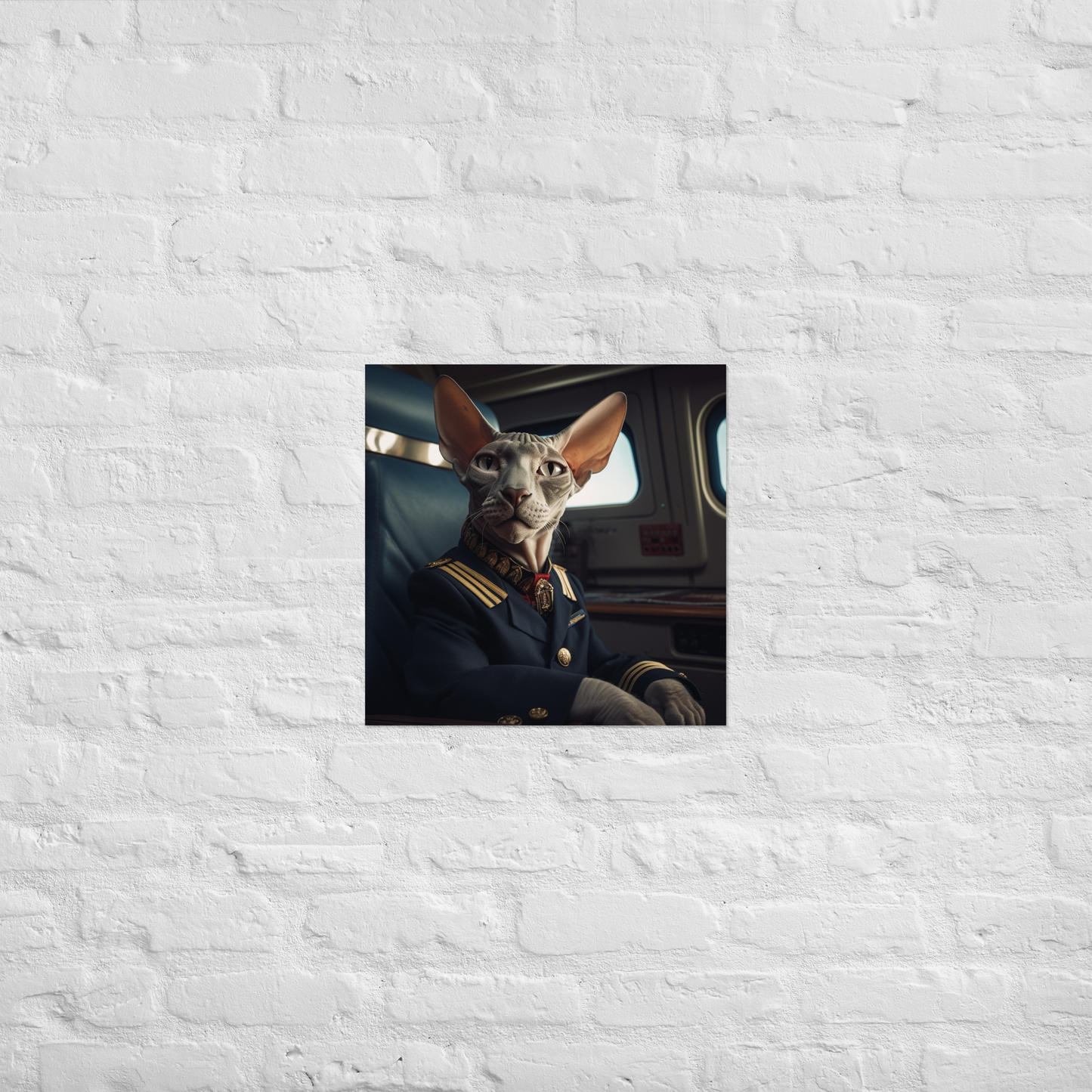 Sphynx Airline Pilot Poster