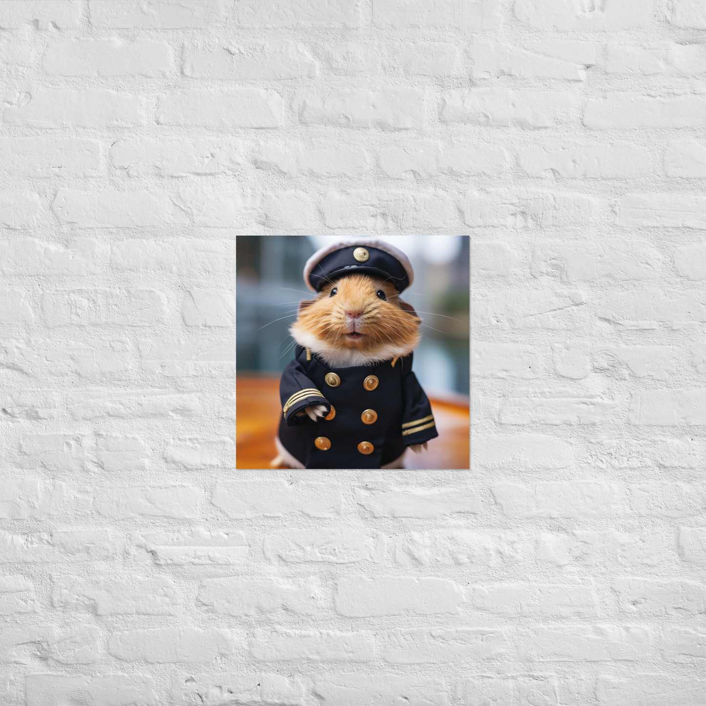 Guinea Pigs Airline Pilot Poster